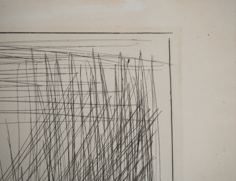 Bernard BUFFET : La place de la Bastille, Gravure originale (photo de détail 7) - Crédit photo : Galerie Art.Paris