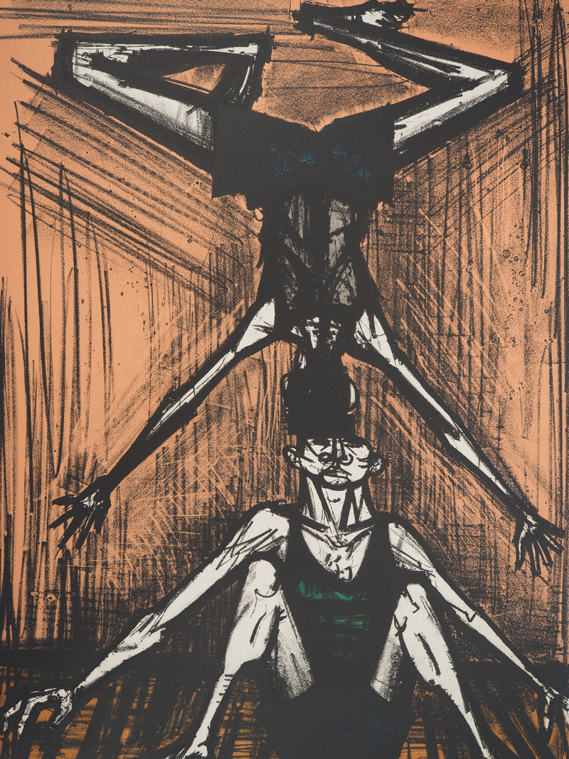 Bernard BUFFET : Mon cirque, Lithographie originale (photo de détail 3) - Crédit photo : Galerie Art.Paris