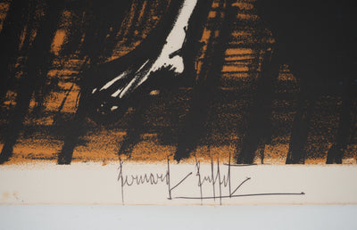 Bernard BUFFET : Mon cirque, Lithographie originale (photo de détail 2) - Crédit photo : Galerie Art.Paris