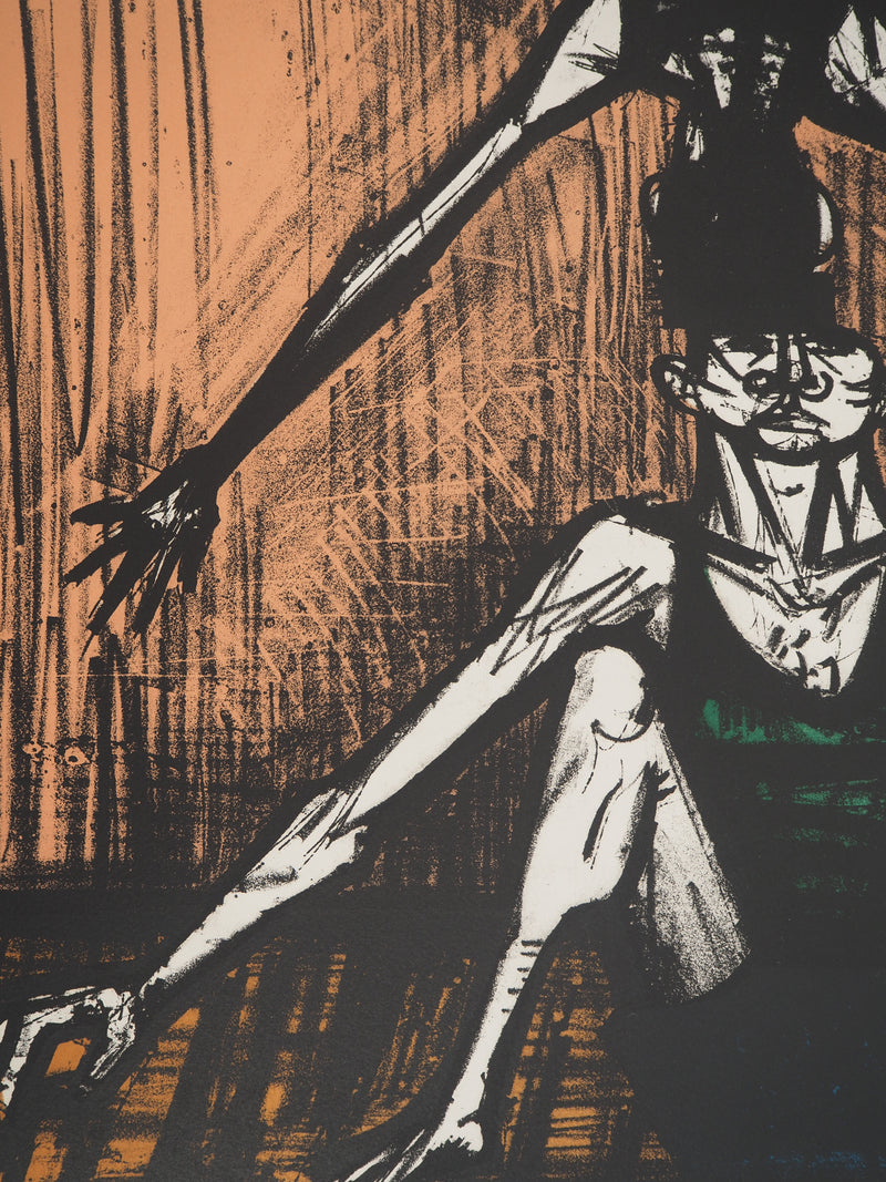 Bernard BUFFET : Mon cirque, Lithographie originale (photo de détail 5) - Crédit photo : Galerie Art.Paris