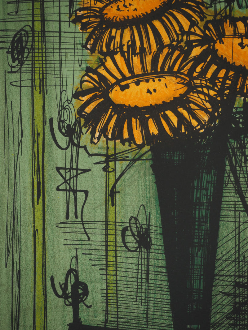 Bernard BUFFET : Le bouquet, Lithographie originale (photo de détail 5) - Crédit photo : Galerie Art.Paris