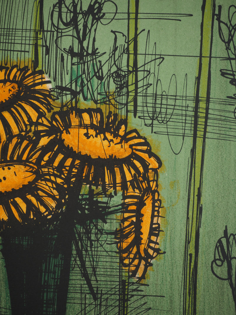 Bernard BUFFET : Le bouquet, Lithographie originale (photo de détail 6) - Crédit photo : Galerie Art.Paris