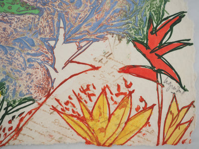 Henri GUIBAL : Le songe, Gravure originale (photo de détail 2) - Crédit photo : Galerie Art.Paris