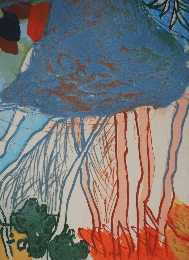 Henri GUIBAL : La vue, Gravure originale (photo de détail 3) - Crédit photo : Galerie Art.Paris