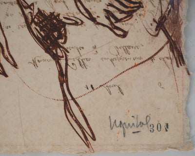 Henri GUIBAL : La vue, Gravure originale (photo de détail 5) - Crédit photo : Galerie Art.Paris