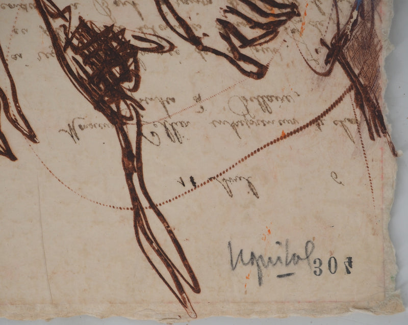 Henri GUIBAL : La vue, Gravure originale (photo de détail 5) - Crédit photo : Galerie Art.Paris