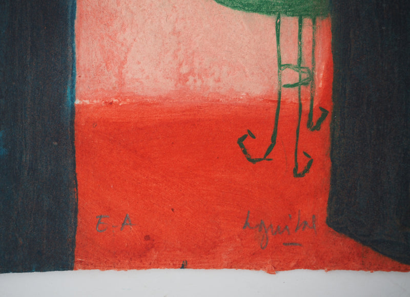 Henri GUIBAL : Le couple, Gravure originale (photo de détail 2) - Crédit photo : Galerie Art.Paris