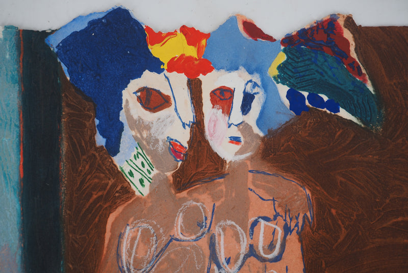 Henri GUIBAL : Le couple, Gravure originale (photo de détail 4) - Crédit photo : Galerie Art.Paris