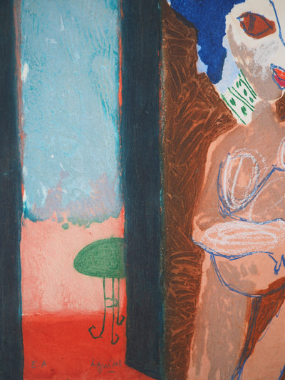 Henri GUIBAL : Le couple, Gravure originale (photo de détail 6) - Crédit photo : Galerie Art.Paris