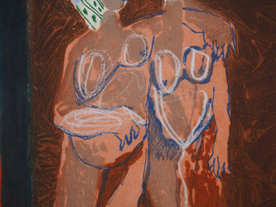 Henri GUIBAL : Le couple, Gravure originale (photo de détail 5) - Crédit photo : Galerie Art.Paris