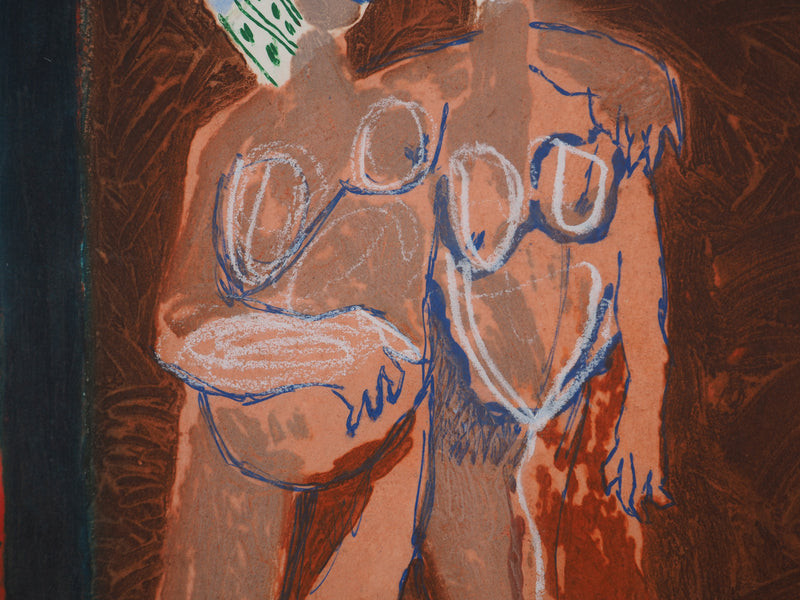 Henri GUIBAL : Le couple, Gravure originale (photo de détail 5) - Crédit photo : Galerie Art.Paris