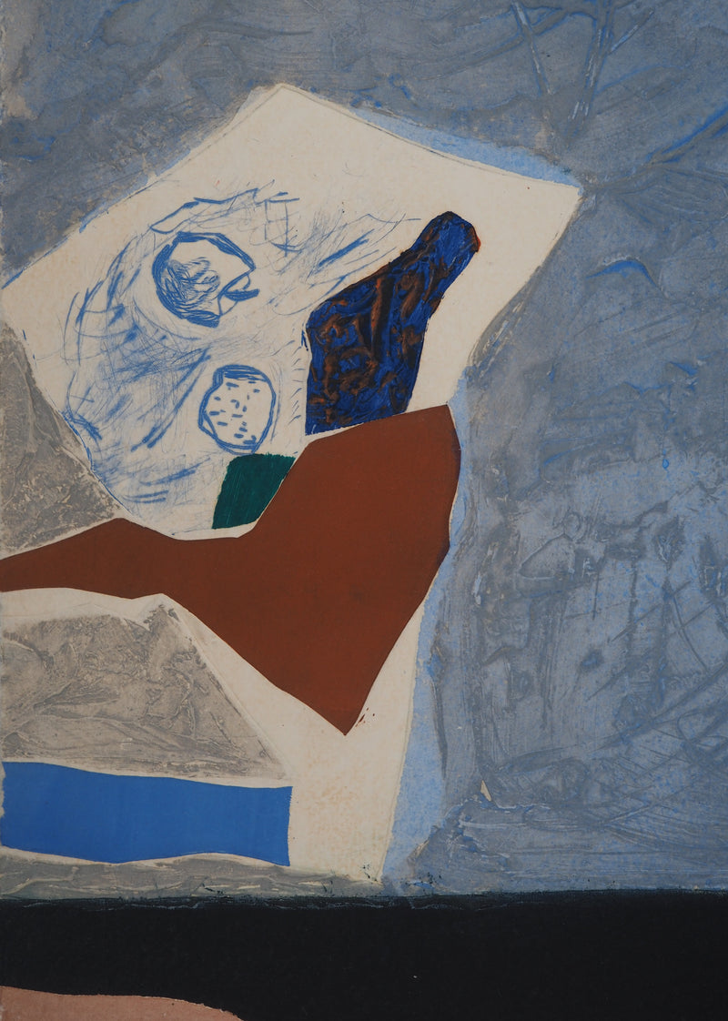 Henri GUIBAL : La toilette, Gravure originale (photo de détail 5) - Crédit photo : Galerie Art.Paris