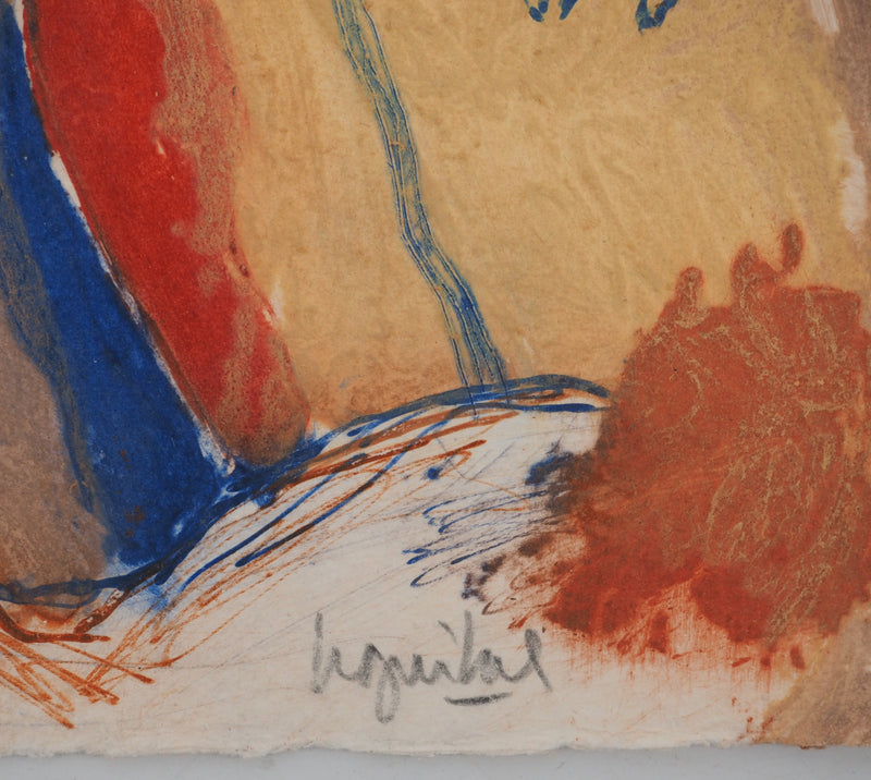 Henri GUIBAL : Les amoureux à la montagne, Gravure originale (photo de détail 2) - Crédit photo : Galerie Art.Paris