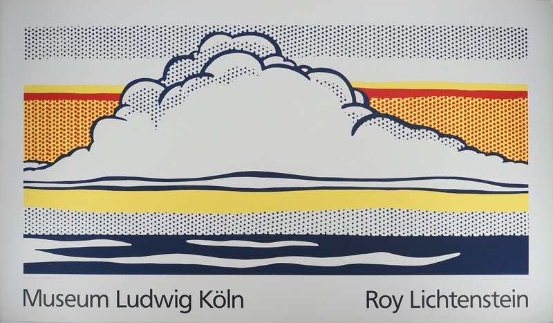 Roy LICHTENSTEIN : Sea and Cloud, Sérigraphie