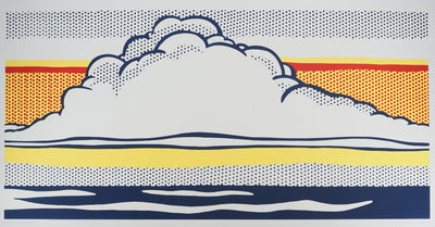 Roy LICHTENSTEIN : Sea and Cloud, Sérigraphie