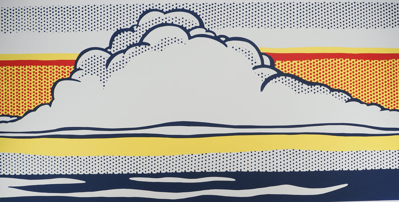 Roy LICHTENSTEIN : Sea and Cloud, Sérigraphie