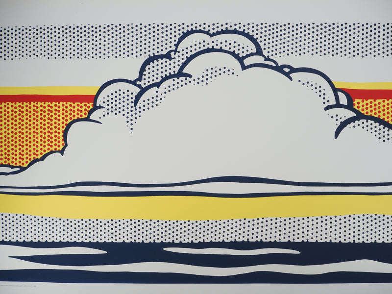 Roy LICHTENSTEIN : Sea and Cloud, Sérigraphie