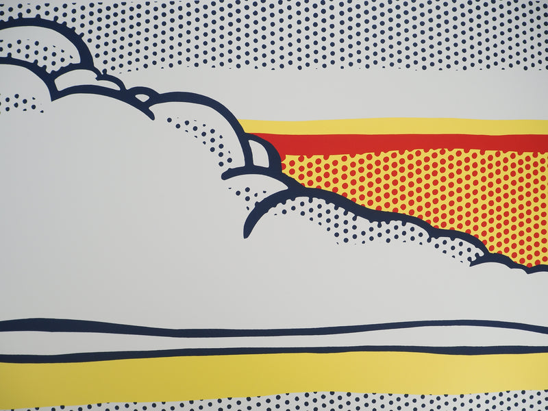 Roy LICHTENSTEIN : Sea and Cloud, Sérigraphie