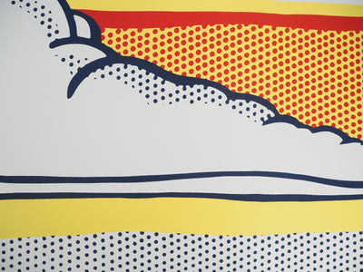 Roy LICHTENSTEIN : Sea and Cloud, Sérigraphie