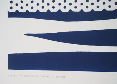 Roy LICHTENSTEIN : Sea and Cloud, Sérigraphie