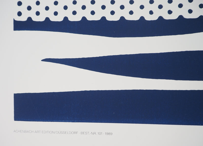 Roy LICHTENSTEIN : Sea and Cloud, Sérigraphie