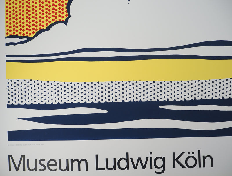 Roy LICHTENSTEIN : Sea and Cloud, Sérigraphie