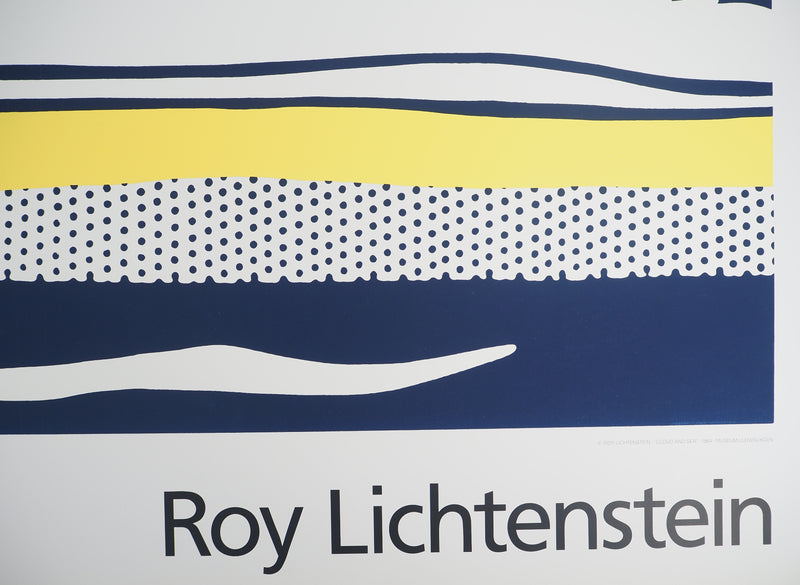 Roy LICHTENSTEIN : Sea and Cloud, Sérigraphie