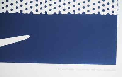 Roy LICHTENSTEIN : Sea and Cloud, Sérigraphie