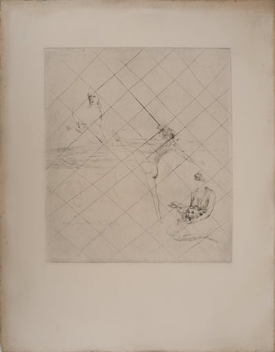 Pablo PICASSO : Saltimbanques, Salomé, Gravure originale signée