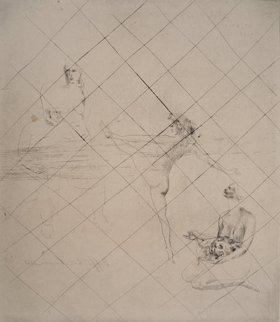 Pablo PICASSO : Saltimbanques, Salomé, Gravure originale signée