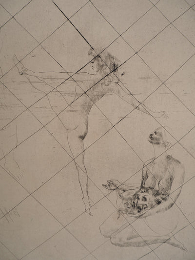 Pablo PICASSO : Saltimbanques, Salomé, Gravure originale signée