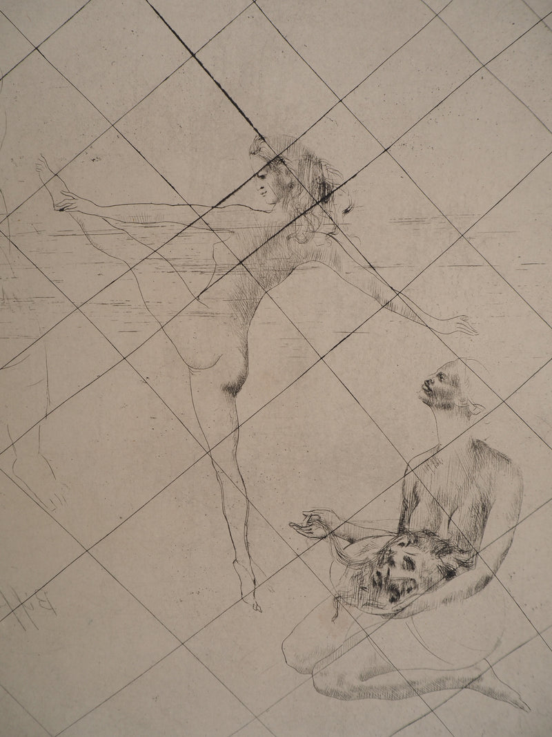 Pablo PICASSO : Saltimbanques, Salomé, Gravure originale signée