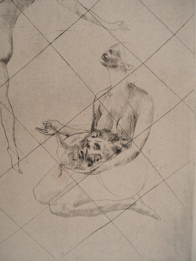 Pablo PICASSO : Saltimbanques, Salomé, Gravure originale signée