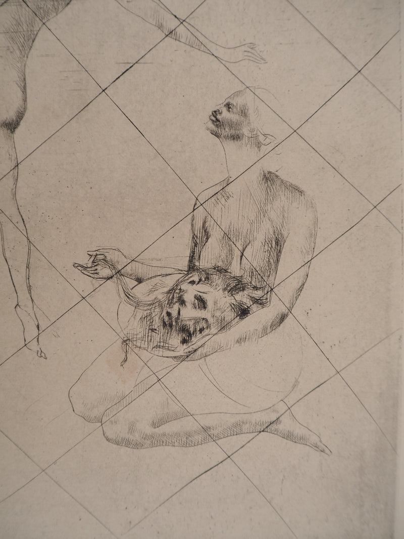 Pablo PICASSO : Saltimbanques, Salomé, Gravure originale signée