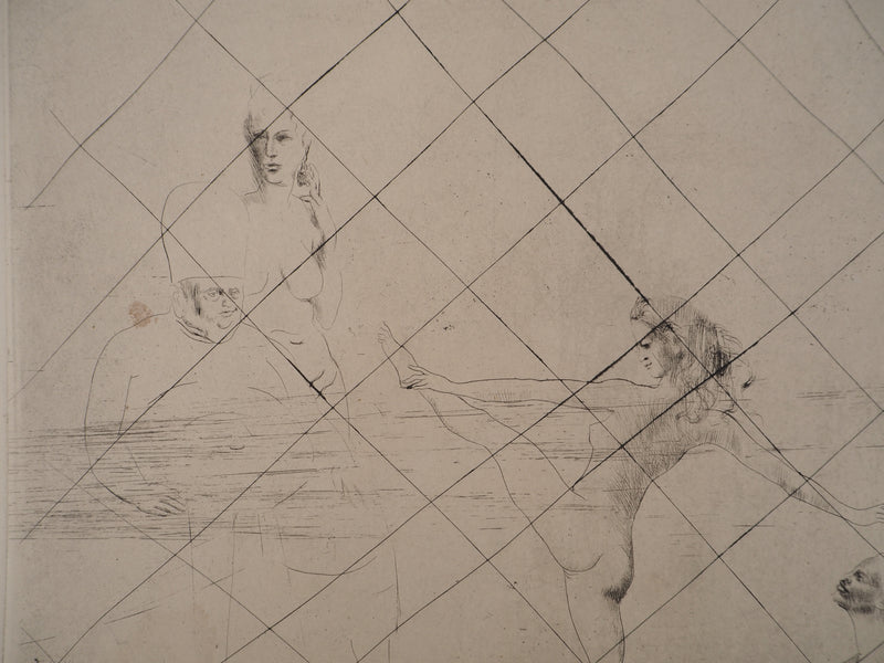 Pablo PICASSO : Saltimbanques, Salomé, Gravure originale signée