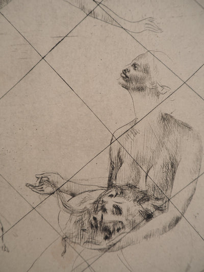 Pablo PICASSO : Saltimbanques, Salomé, Gravure originale signée