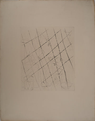 Pablo PICASSO : Saltimbanques, le Bain, Gravure originale