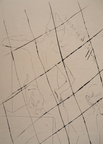 Pablo PICASSO : Saltimbanques, le Bain, Gravure originale