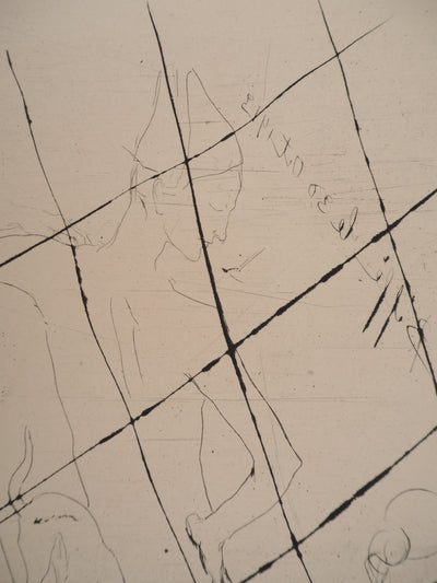 Pablo PICASSO : Saltimbanques, le Bain, Gravure originale