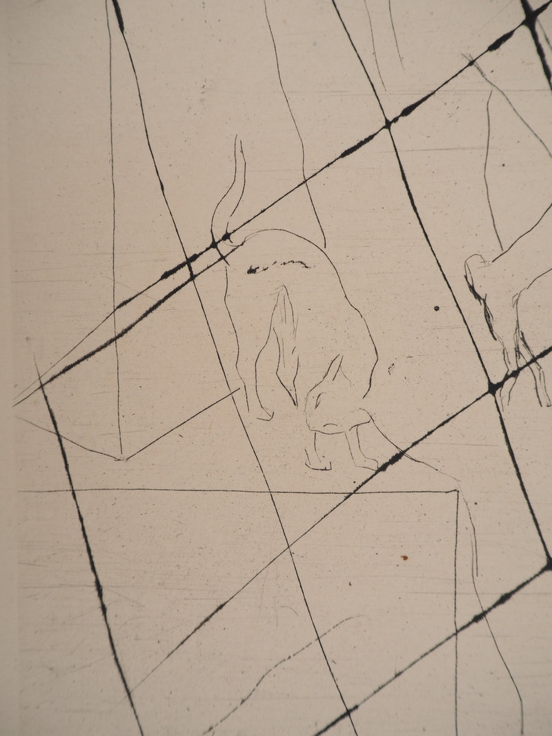 Pablo PICASSO : Saltimbanques, le Bain, Gravure originale