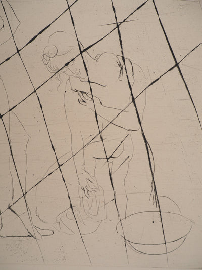 Pablo PICASSO : Saltimbanques, le Bain, Gravure originale