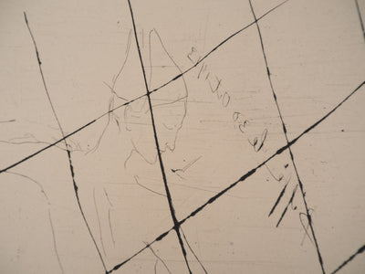 Pablo PICASSO : Saltimbanques, le Bain, Gravure originale