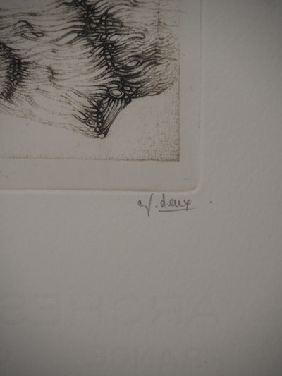 Fred DEUX : Lamentation, Gravure originale (photo de détail 3) - Crédit photo : Galerie Art.Paris