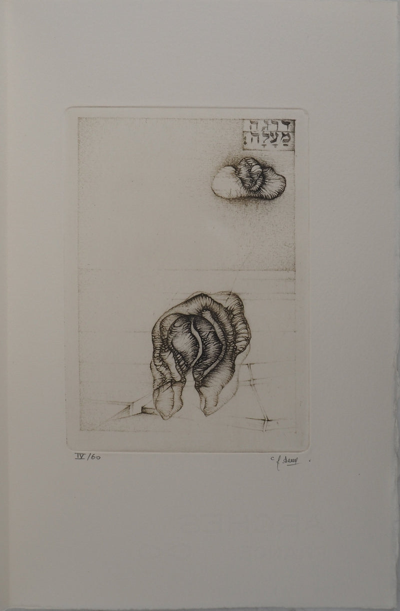 Fred DEUX : Cinquième degré, Gravure originale (vue générale) - Crédit photo : Galerie Art.Paris