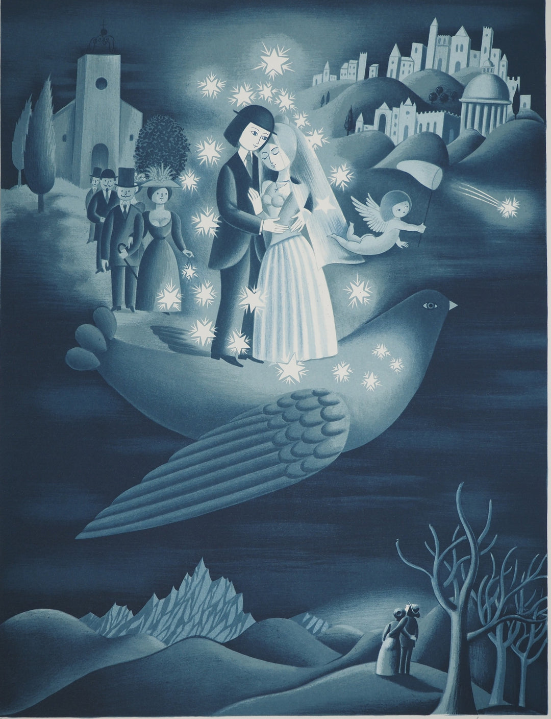Raymond PEYNET: The Wedding, Original Lithograph – art.paris