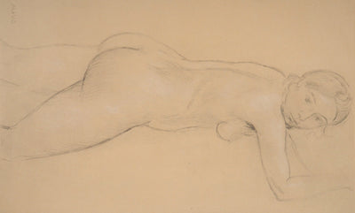 Maurice DENIS : Etude pour une des nymphes d'Eurydice, Lithographie originale (vue générale) - Crédit photo : Galerie Art.Paris