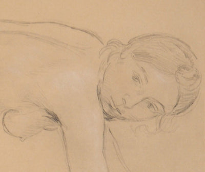 Maurice DENIS : Etude pour une des nymphes d'Eurydice, Lithographie originale (photo de détail 4) - Crédit photo : Galerie Art.Paris