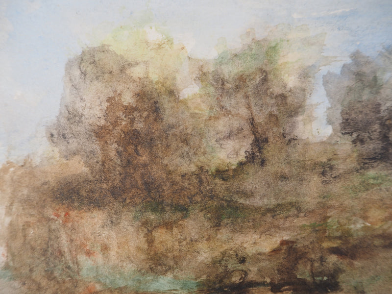 Gilbert PASTOR : Ruisseau en forêt , Aquarelle originale (photo de détail 3) - Crédit photo : Galerie Art.Paris