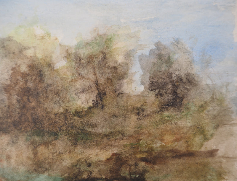 Gilbert PASTOR : Ruisseau en forêt , Aquarelle originale (photo de détail 4) - Crédit photo : Galerie Art.Paris