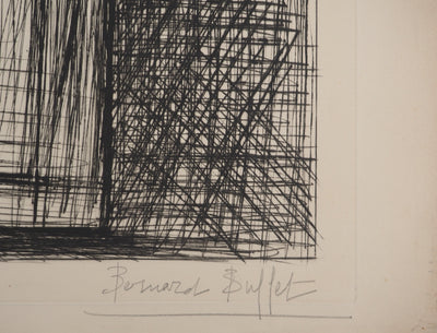 Bernard BUFFET : Sainte-Face, Gravure originale (photo de détail 2) - Crédit photo : Galerie Art.Paris